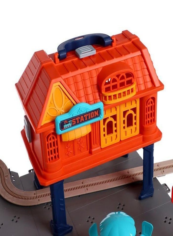 SKYBUCKET City trainracketor Kids91+ PCS Buildable Railway toyor Boys Girls ges 3-7, Creative Playsetirthday Gift for Toddlers - Image 5